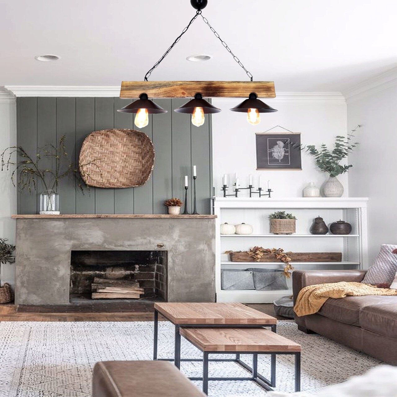 Lustra, Opviq, 806ALD1631, Nuc / Negru - imagine 7